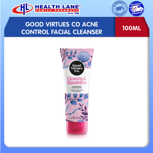 GOOD VIRTUES CO JERAWAT CONTROL FACIAL PENCUCI (100ML)